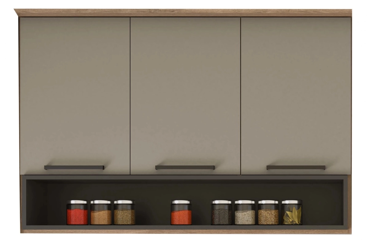 Cozinha Modular Thela Caiena 12 Peças Mel