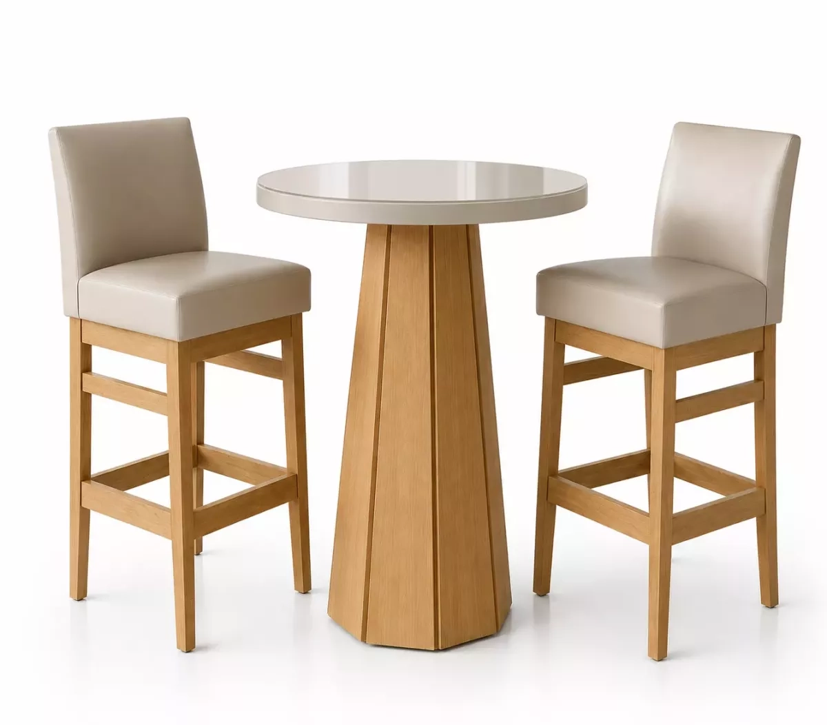 Mesa Bistro  SA Napoli 65X65 Red CorazziFendi