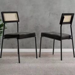 Conjunto Mesa Com 4 Cadeiras Carraro Átria redonda Nogueira Pto