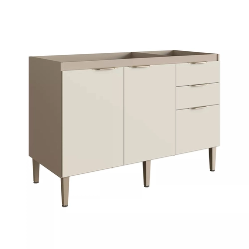 Cozinha Modular Indekes Carol 4 Peças Moca Areia