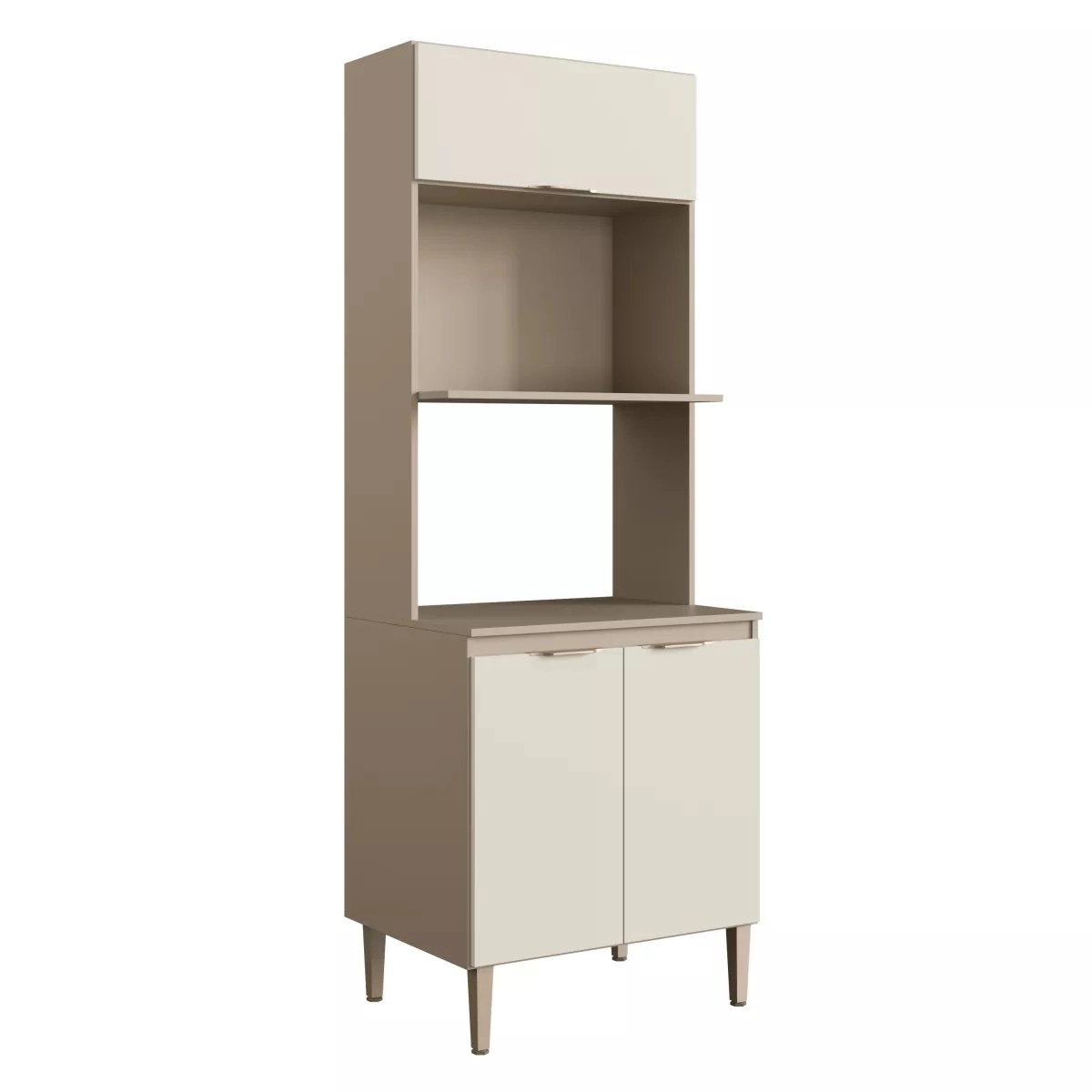 Cozinha Modular Indekes Carol 4 Peças Moca Areia