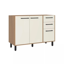 Cozinha Modular 4 Peças Casamia Havana Rovere Champanhe