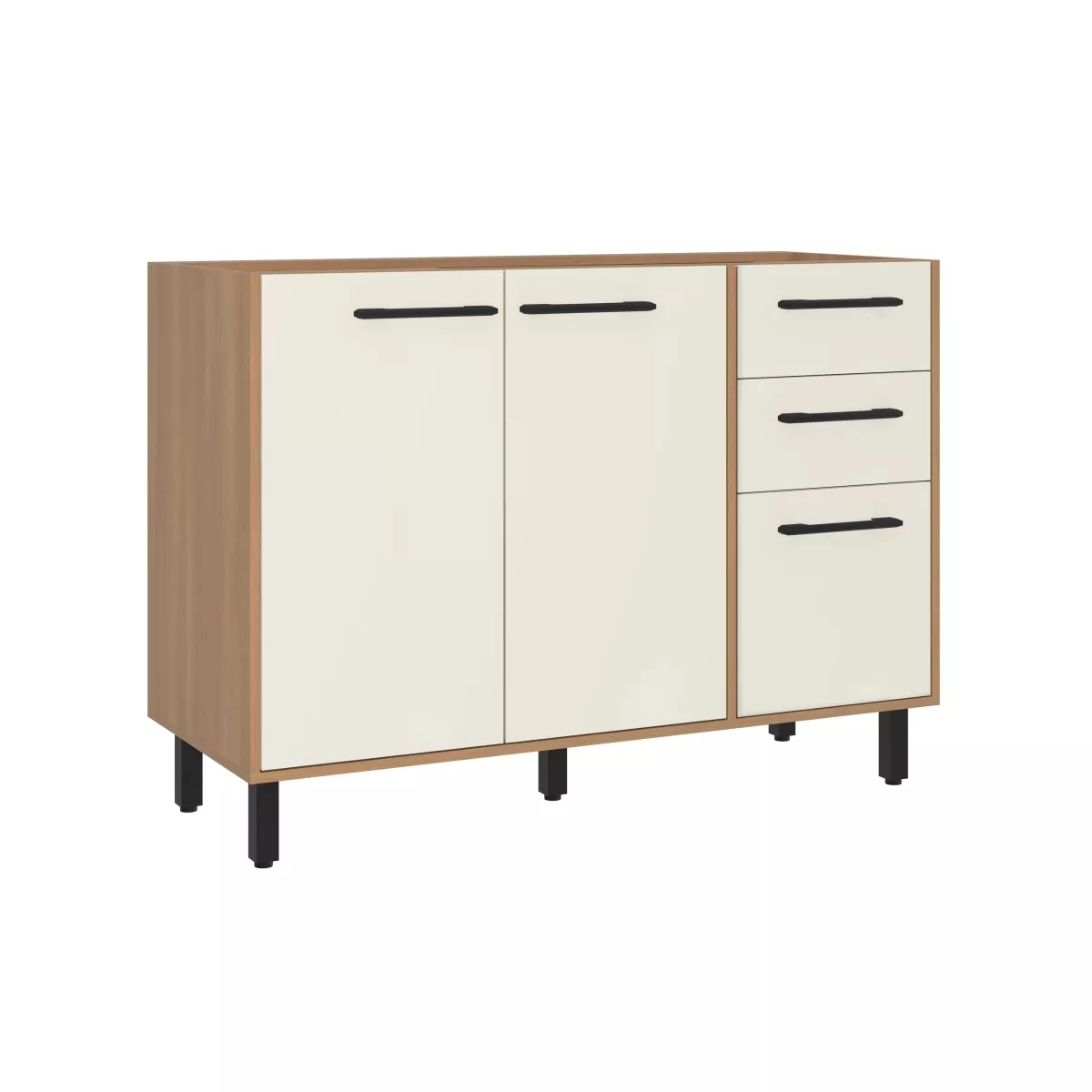 Cozinha Modular 4 Peças Casamia Havana Rovere Champanhe