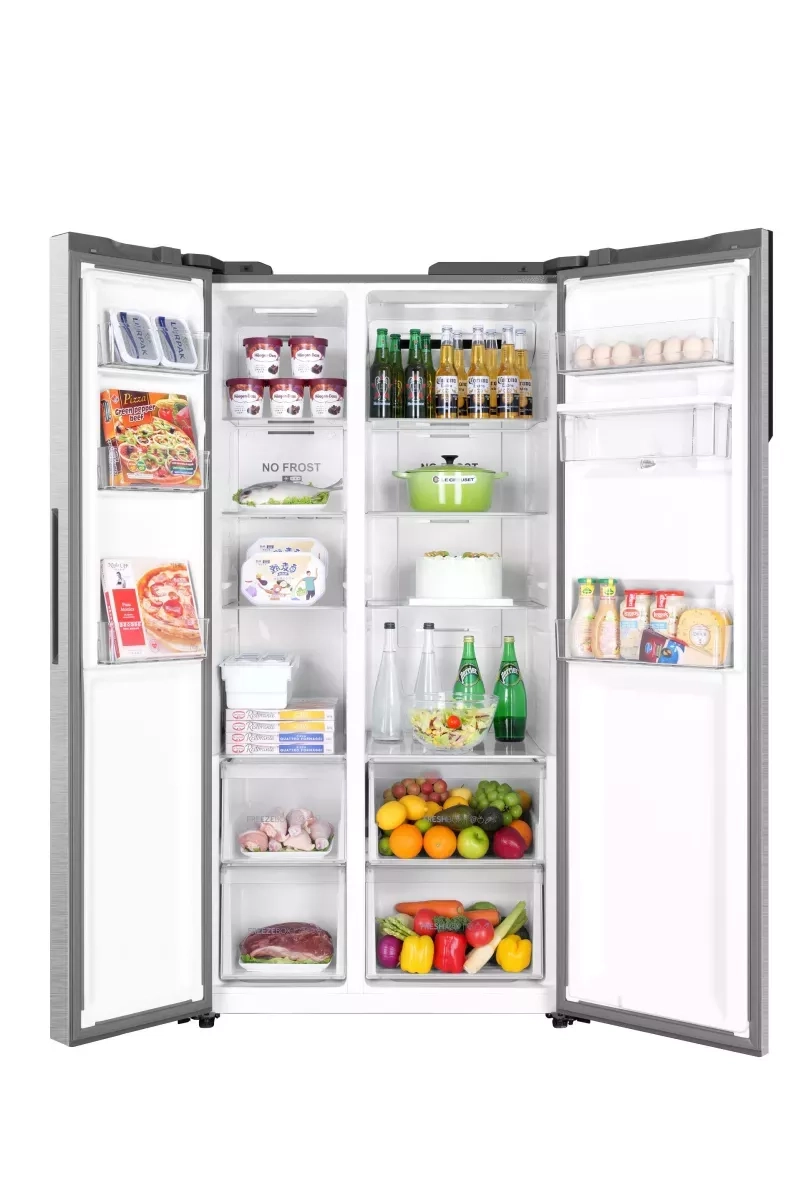 Refrigerador Haier HSS541 523LTS INOX Frost Free Side By Side