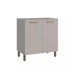 Cozinha Modular 6 Peças Casamia Sardenha Cinza