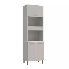Cozinha Modular 6 Peças Casamia Sardenha Cinza