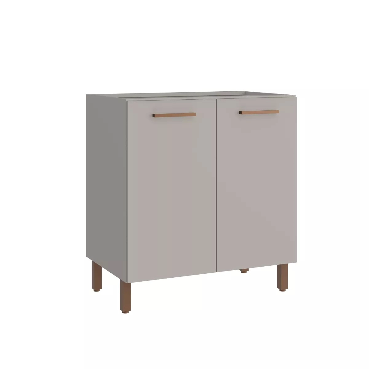 Cozinha Modular 6 Peças Casamia Sardenha Cinza