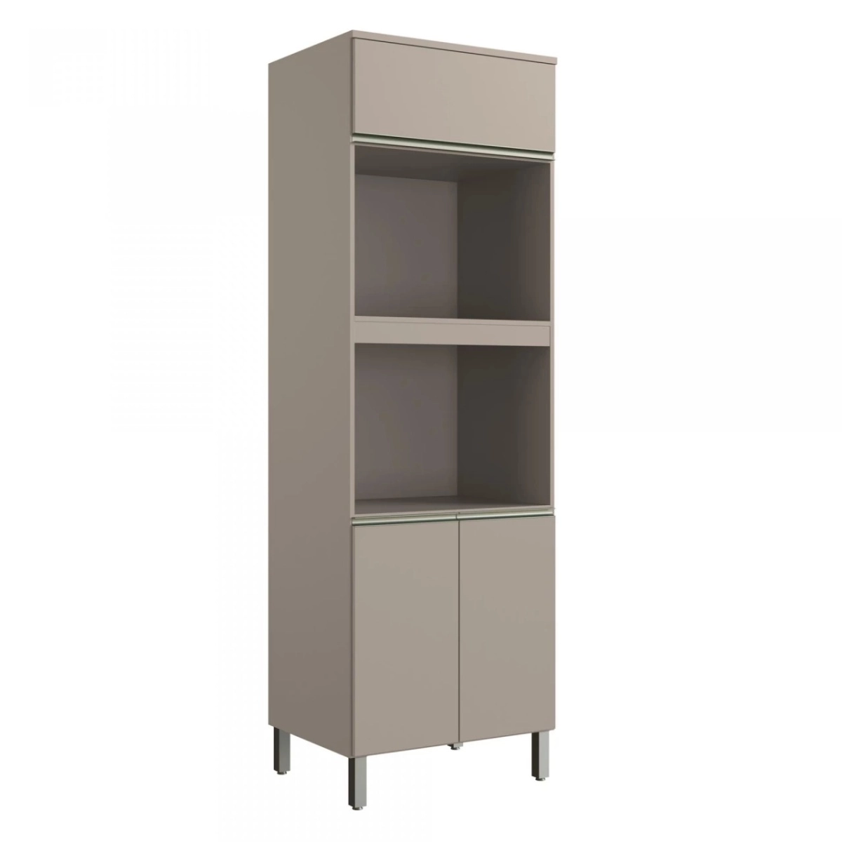 Cozinha Modular 4 Peças Cadorun Diamante 4 Peças Cinza