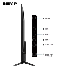 Tv Semp Smart 65 4K 65S62R ROKU PTO