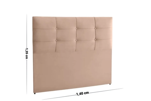 Cabeceira Dsoll Pop Londres 1,40 Bege