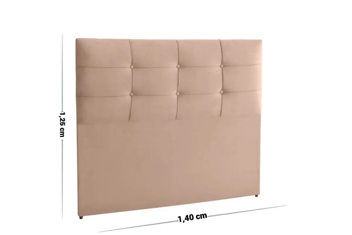 Cabeceira Dsoll Pop Londres 1,40 Bege