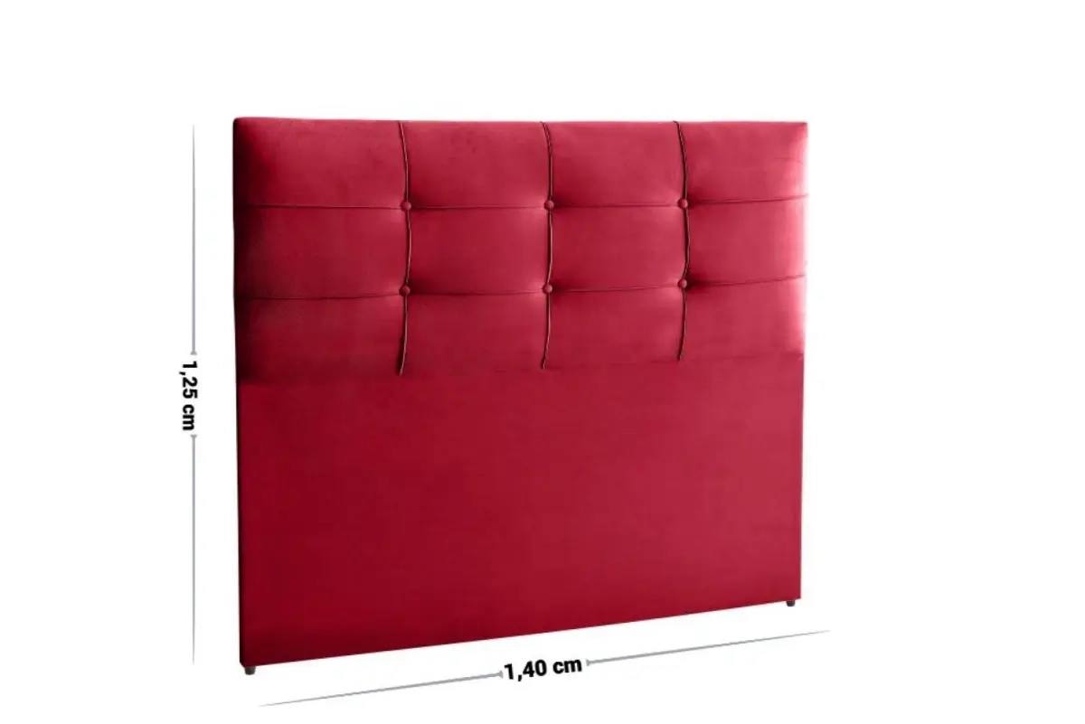 Cabeceira Dsoll Pop Londres 1,40- Vermelho