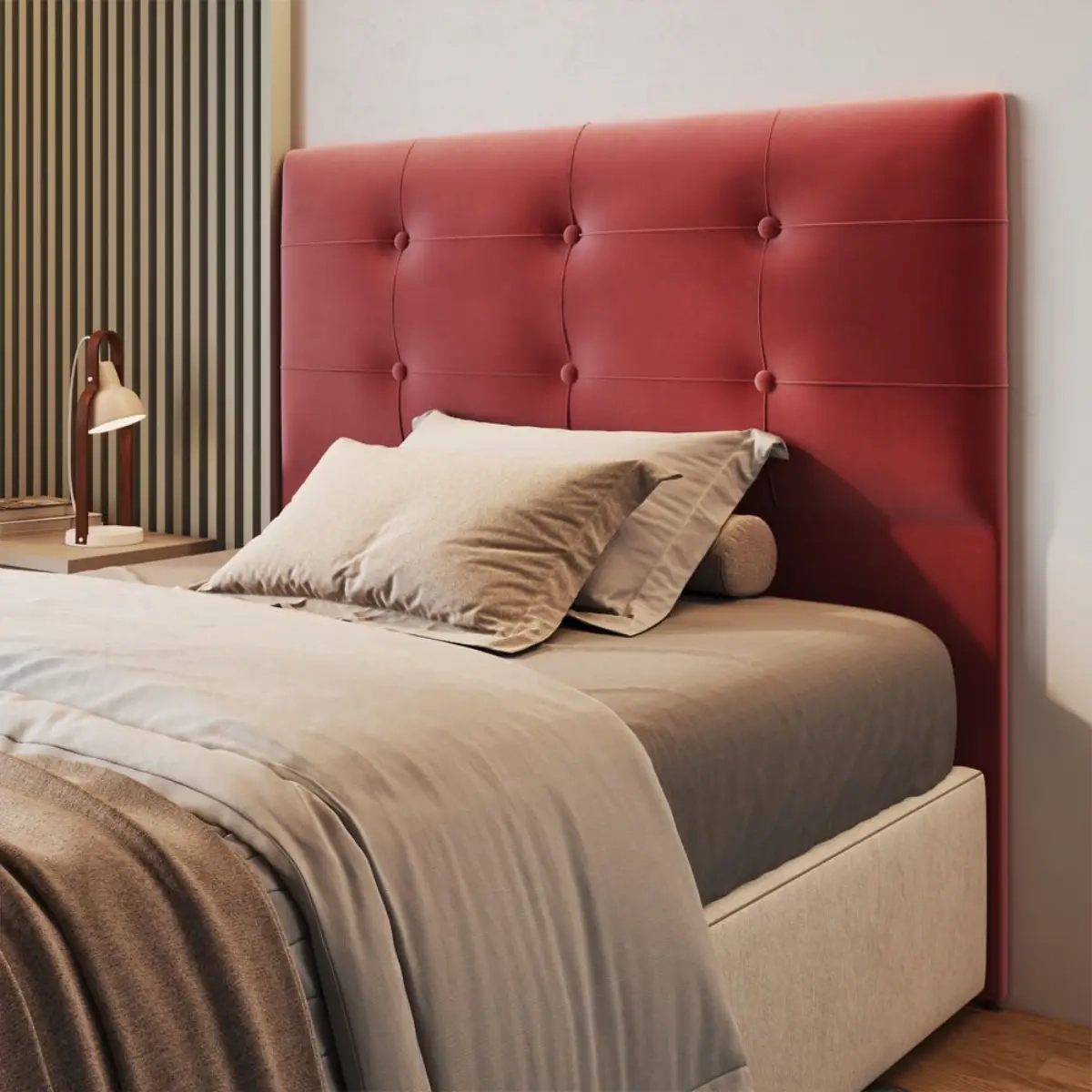Cabeceira Dsoll Pop Londres 1,60- Vermelho