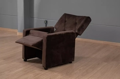 Poltrona Berflex Franca Papai Reclinavel Marrom