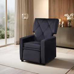 Poltrona Berflex Franca Papai Reclinavel Cinza