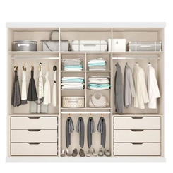 Guarda Roupa Carraro Capri 1159 2,30X2,63 6Pt